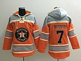 Houston Astros #7 Craig Biggio Orange Sawyer Hooded Sweatshirt MLB Hoodie,baseball caps,new era cap wholesale,wholesale hats